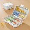 Weekly Pill Box Mini 7 Days Travel Medicine Holder Pill Box Tablet Storage Case Container Dispenser Organizer Tools PP Material
