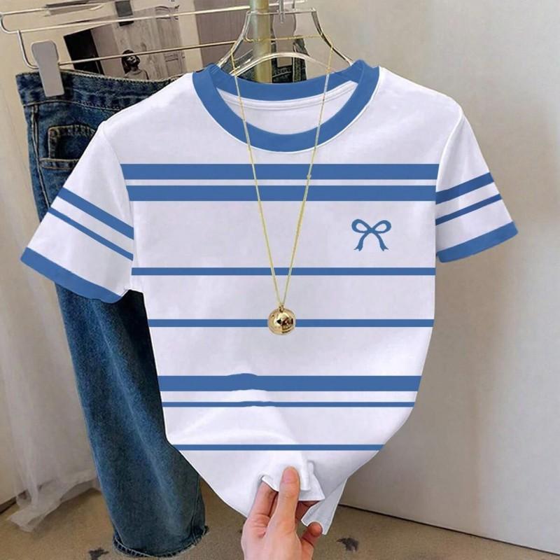 2025 Mens/Womens Comfortable Round Neck Short Sleeve T-Shirt With 3D Digital Print Urban Casual Style