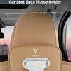 Fit For Voyah Free Dreamer Light Car Taishan Car Tissue Box Napkin Holder Seat Back Storage Bag Interior