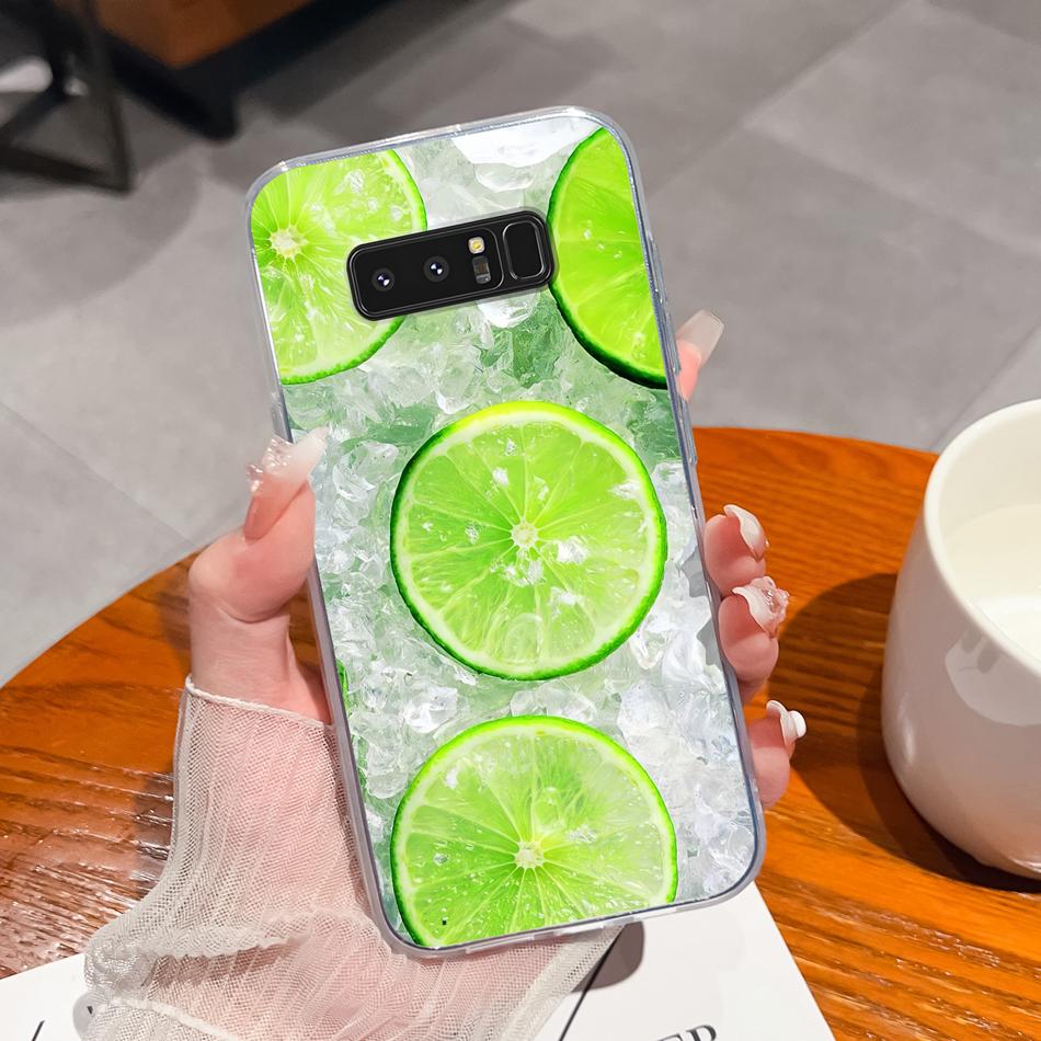 For Samsung Galaxy Note 8 9 20 Phone Cases Creative Soft TPU Silicone Clear Anti Drop Back Cover For Samsung Note8 Note9 Note20