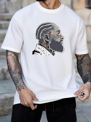 Nadruk portretowy  Boutique Koszulka unisex  Unisex S Modna koszulka casual