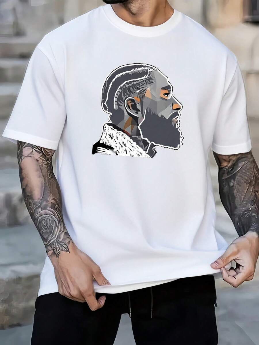 

Portrait Print Boutique Unisex T-Shirt Unisex S Fashion Casual T-Shirt S