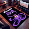 Custom Personalization Smiling Critters Print Area Rug - Soft, Washable Non-Slip Indoor Mat,Living Room,Home&Office Decorative Rug