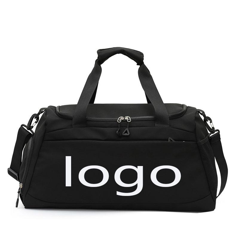 Sporty Travel Handbag with Wet/Dry Separation, Fitness & Swimming Bag, Crossbody Luggage with Shoe Compartment, Custom Logo Option