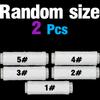 2Pcs Bait Elastic Thread Sea Fishing Tying Material Stretchy Clear Sea Fishing Line Keeping Bait on Hook
