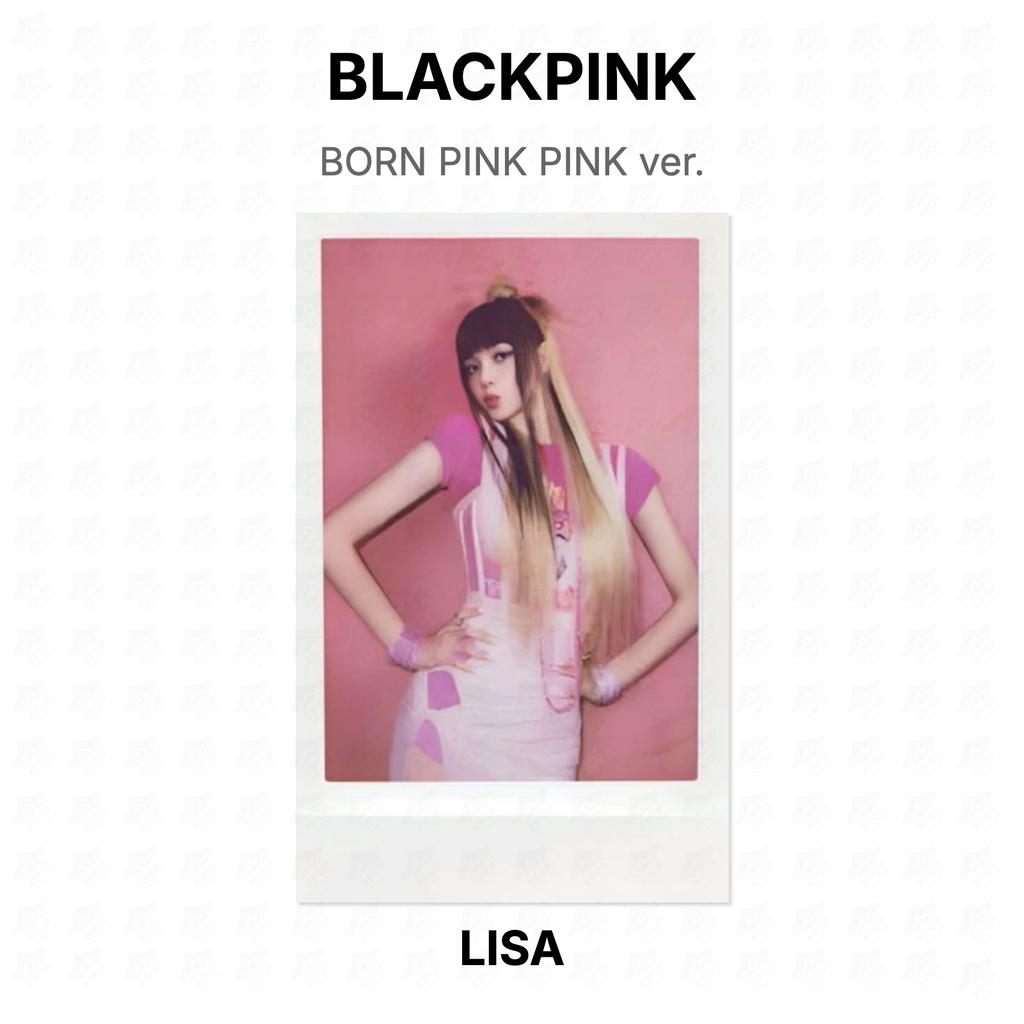 BLACKPINK BORN PINK PINK Version. Offizielle Fotokarte