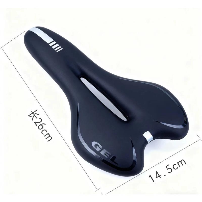 Mountain Bike Saddle Thickened Soft Silicone Bicycle Seat Cushion Comfortable Replacement Pad for Road Bike Fixed Gear Cycling