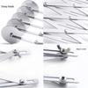 3/5/7 Wheel Cutter Dough Divider Knife Flexible Stainless Steel Roller Blade Pizza Pastry Peeler Stainless Steel Baking Pan Tool