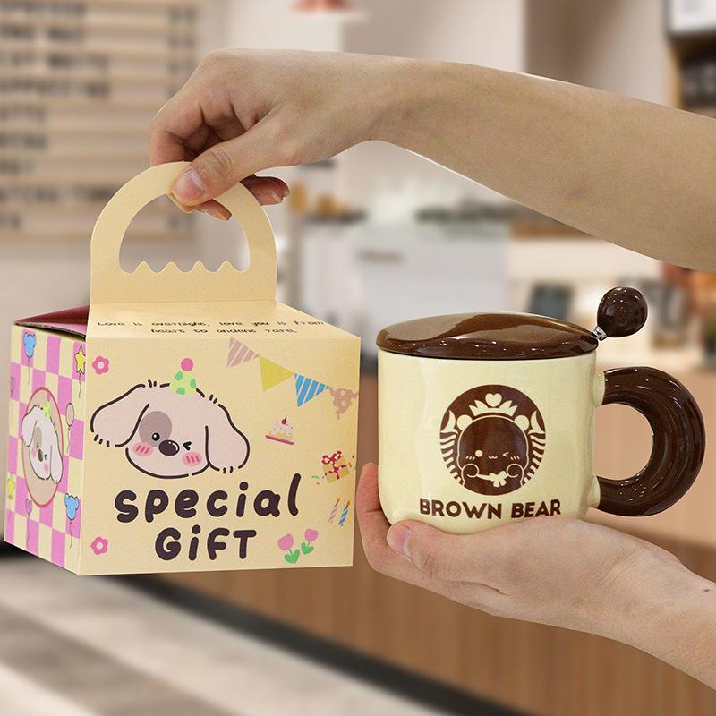 

Креативна керамічна чашка в стилі Starbucks, керамічна чашка для пари, американська кружка, гуртка для води для гуртожитку, побутова чашка для кави, подарунок 401-500ml