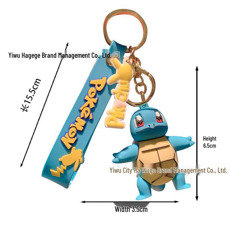 Pokemon Pikachu Cartoon Keychain: Cute Bag Pendant & Small Gift