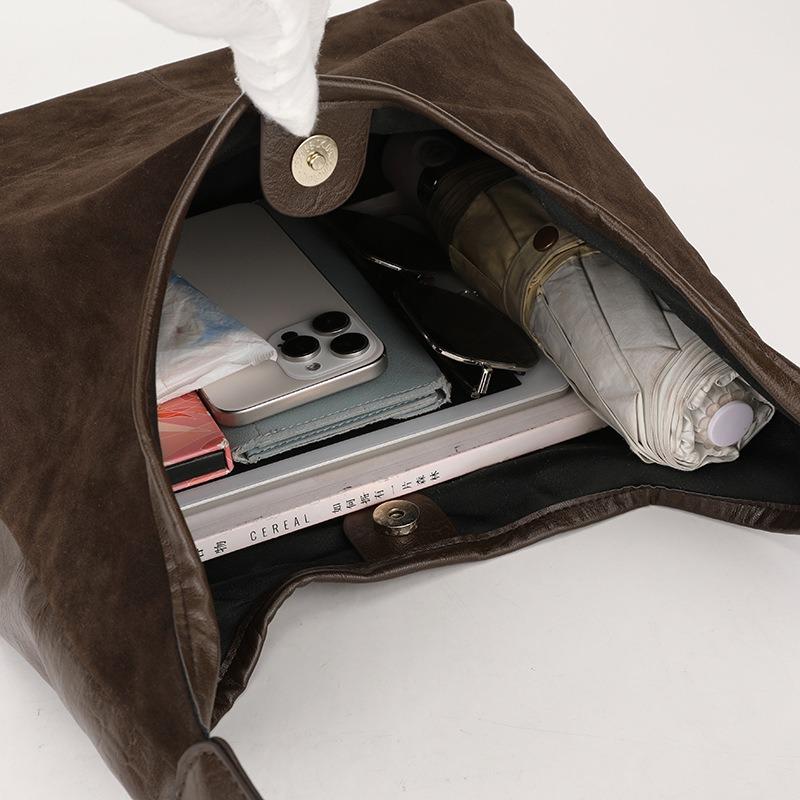 Suede Tote Bag Women's New Autumn and Winter Versatile Shoulder Women's Bag Lazy and Relaxed Big Bag