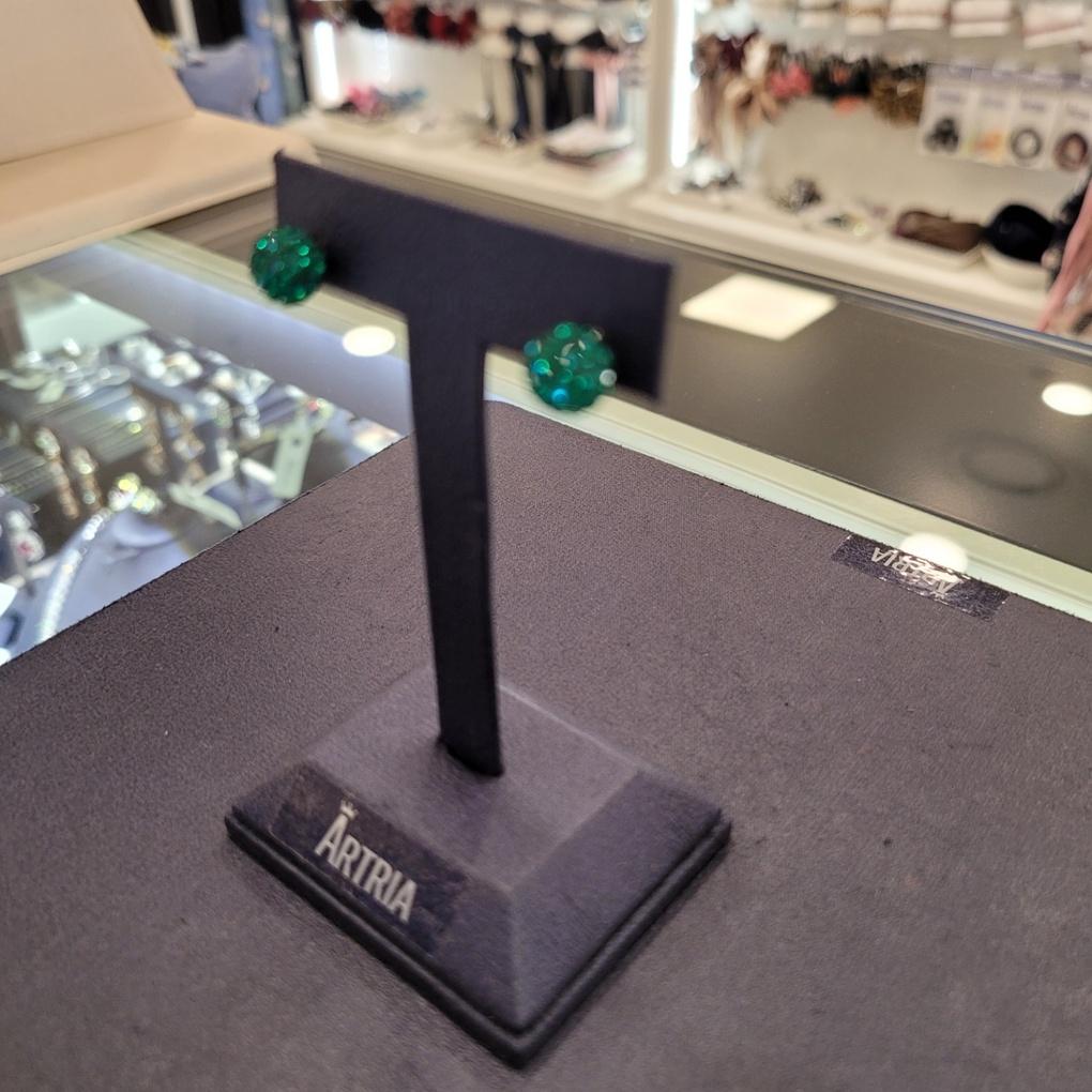 ARTRIA Clay Ball E Swallow Cubic Earrings OTOEAPS0001REF