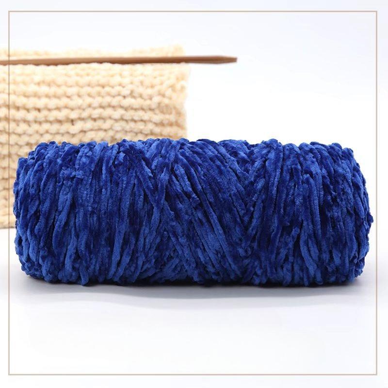 500g Chenille Soft Velvet Yarn Cotton Wool Yarn Crochet Yarn DIY Handmade Scarf Sweater Coat Blankets for Knitting Crafts