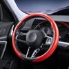 2026 New Matte Carbon Fiber Pattern Automotive Interior Universal Steering Wheel Decoration Anti Slip Luxury