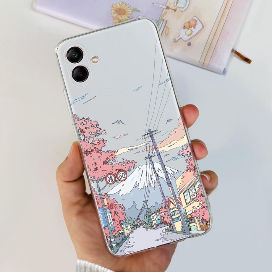 For Samsung Galaxy A05 Case Soft TPU Silicone Coque Fundas For Samsung Galaxy A05s Samsung A05 A05s Bumper Coque Painting Capas