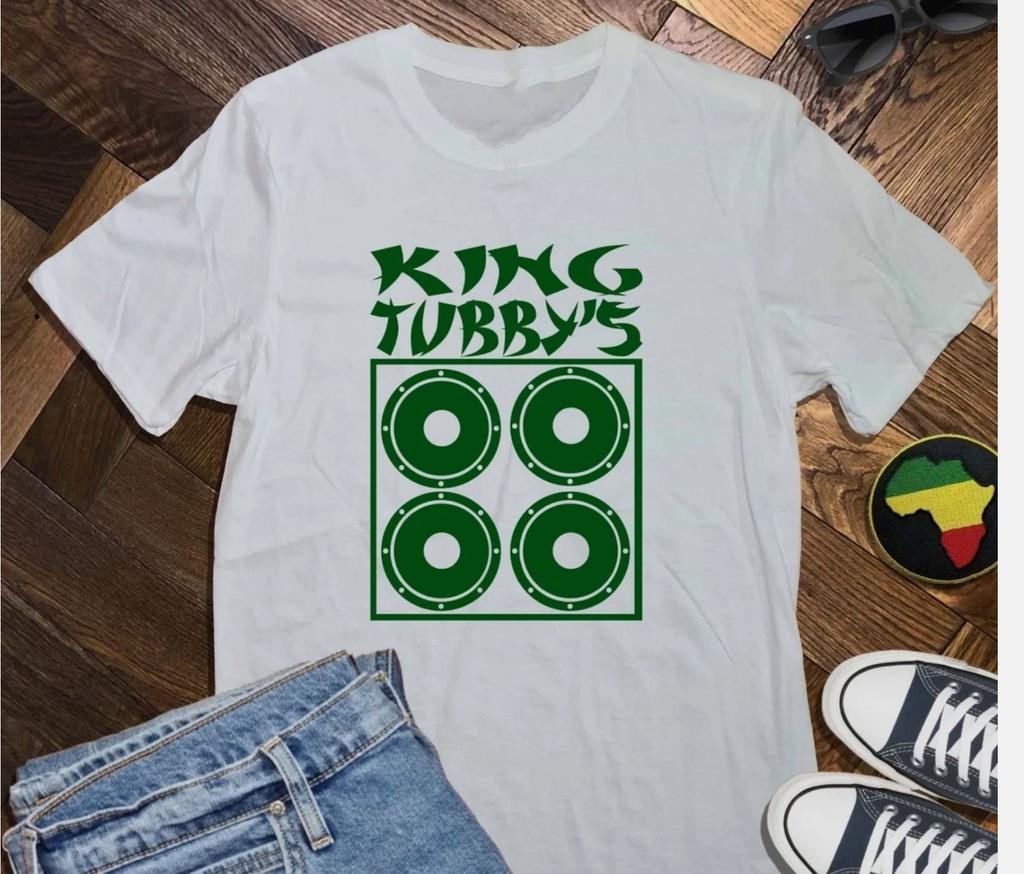 Tričko King Tubby's Sound System s krátkým rukávem bílé unisex velikost S-45XL
