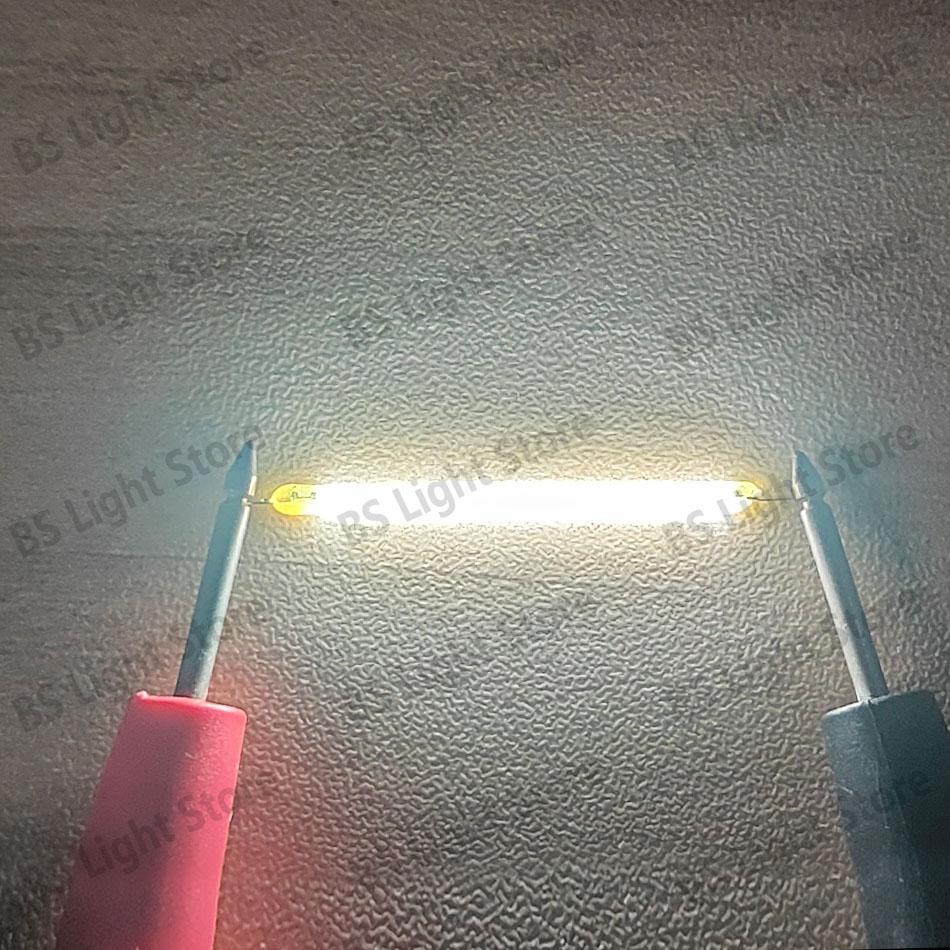 10-900pcs LED Filament 38mm 3V 2200k Warm White Pink Red Blue Green Purple Edison Light Bulb DIY Home Lighting Light Source