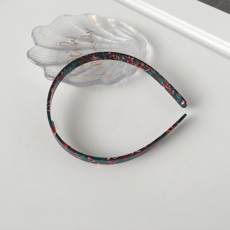 Neuer Acetatplatten-Kopfschmuck Temperament Einfache Haaraccessoires Mädchen Stirnband Schildpatt Klein Frisch Weiblich Stirnband Erwachsene