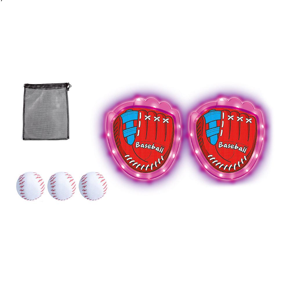 Camping Games Children Luminous Sticky Target Ball Toy Outdoor Leisure Party Parent-Child Interactive Gift