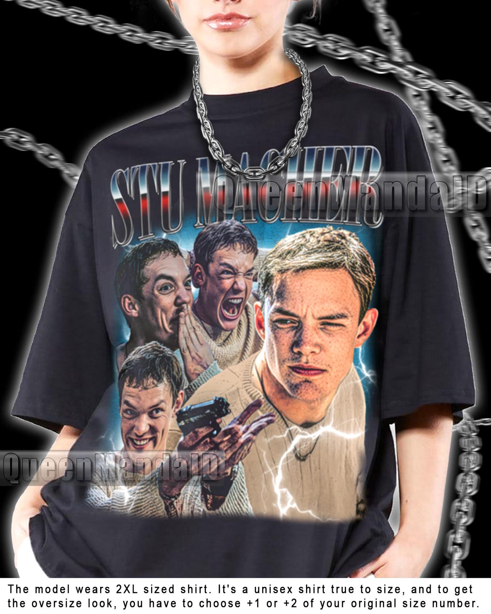 Stu Macher 90s Style Retro Fan Tee Unisex Shirt PK316 M
