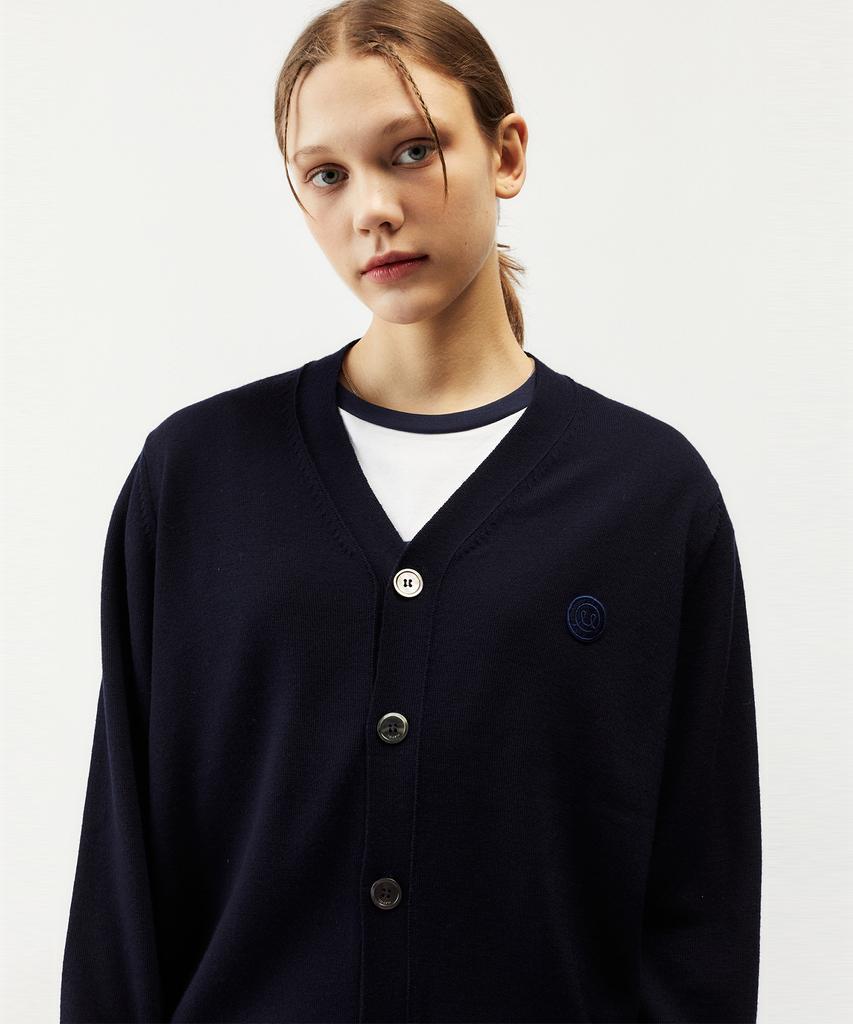 Mayol Smile Wappen Cardigan_Navy