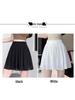 Women's Elastic Waist Pleated Chiffon Mini Skirt - Anti-Exposure, Slimming, Age-Reducing, Versatile Loose Fit for Spring/Summer.