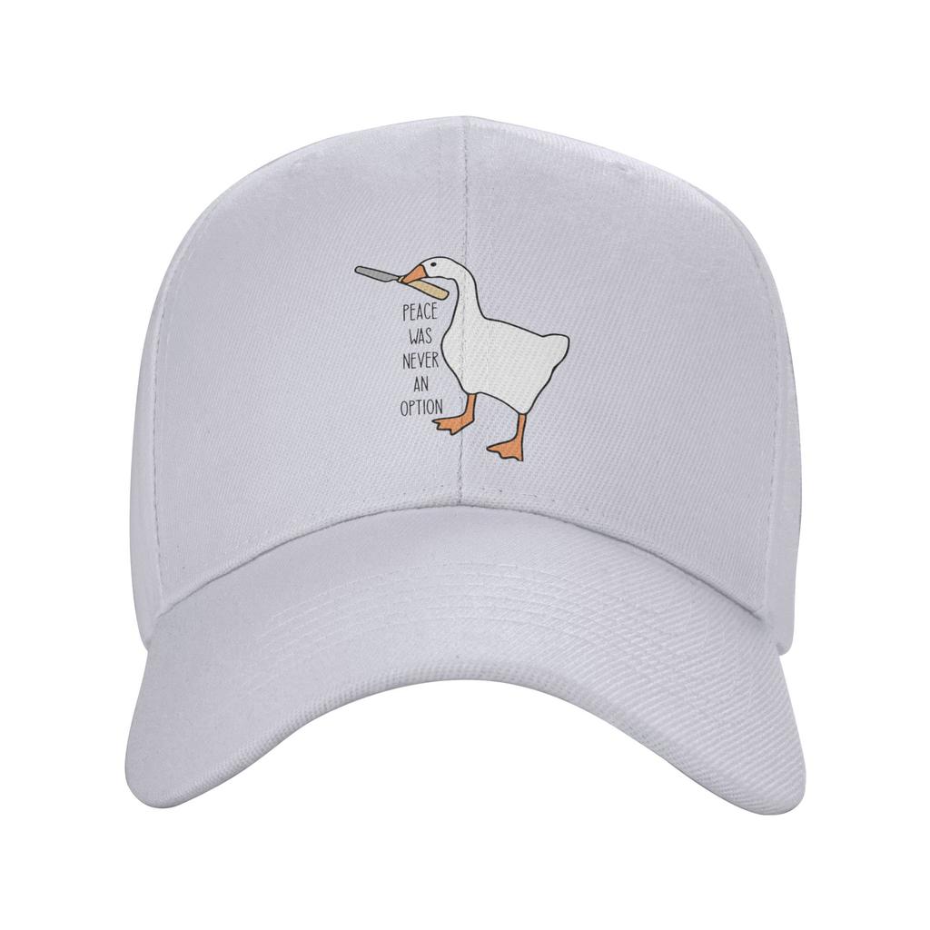Peace Was Never An Option Letter Cap Unisex Women Fashion Cartoon Ducks Hat Sun Caps Trucker Cap Snapback Caps Baseball Caps Winter