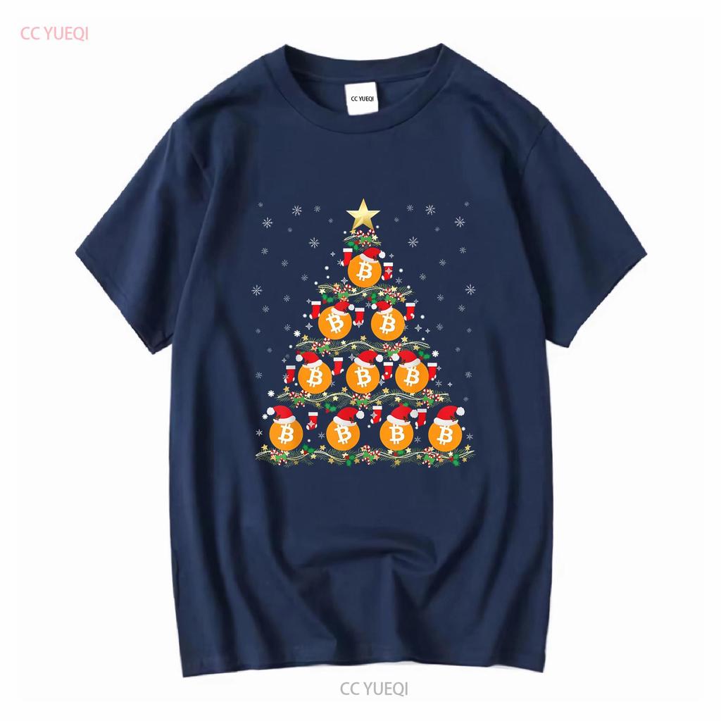 BEST Dark Retro Bitcoin Christmas Tree Crypto LOver S 5XL T Shirt vintage Washed Stylish Casual graphic Soft designer clothes