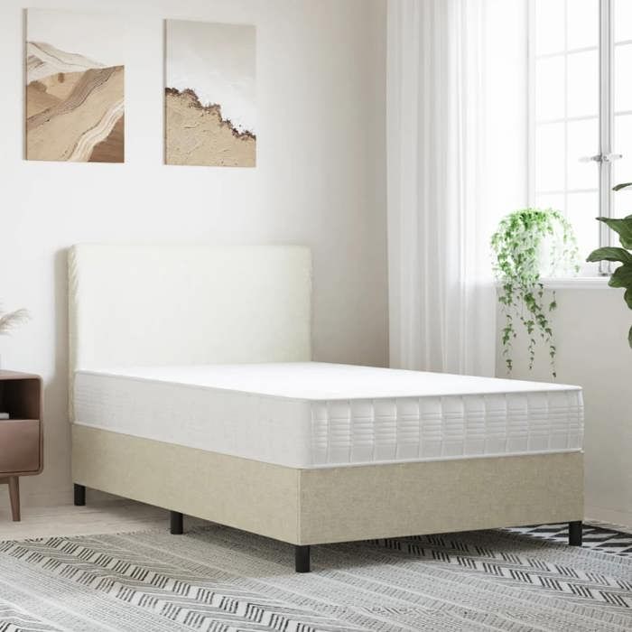 VidaXL Matelas à ressorts ensachés dureté moyenne 140x200 cm 372831