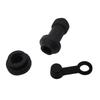 3Pcs Brake Caliper Bleeder Screw Cap Pump Dust Cover Cap Rubber Dust Cover Dustproof for Motorcycle Car Grease Zerk Fitting
