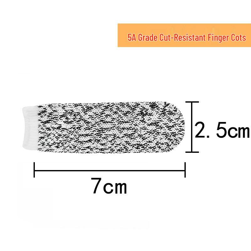 

In Stock Level 5 Anti-Cut Knitted Finger Cots for Kitchen, Woodworking, Carving, Food, and Industrial Use.