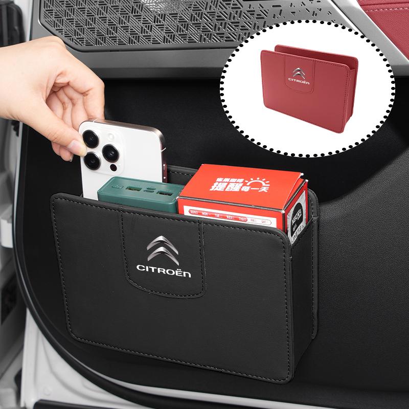 Car Door Storage Bag Interior Auto Door Organizer Box For Citroen C4 C3 C5 Berlingo Celysee Cactus Picasso Aircross Saxo Grand