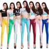 Damen Skinny Jeans mit mittlerer Leibhöhe, Slim Fit, Japanisch Koreanisch, Lässig, Bonbonfarbe, Mittlere Dehnbarkeit, Denim Bleistifthosen