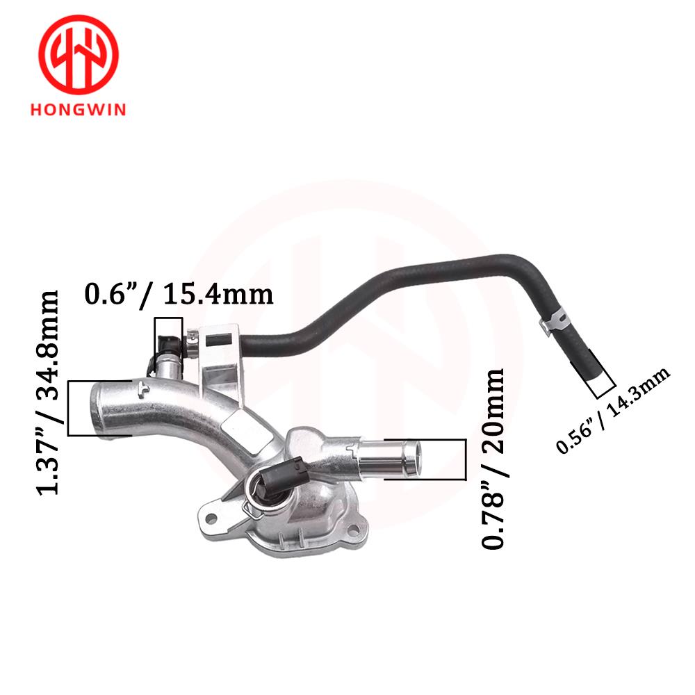 25192985 New Thermostat Housing Water Outlet With Pipe For Opel Astra J Adam Corsa D Meriva B A14XEL A14XER OEM 1338022 55562048