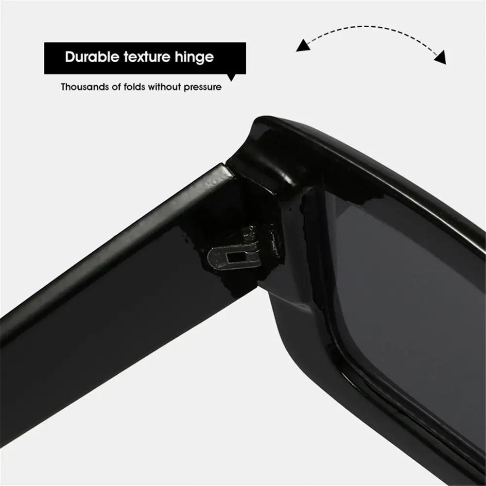 Trendy Square Jelly Color Eyewear Men's Shades Small Rectangle Sunglasses Purple Sun Glasses