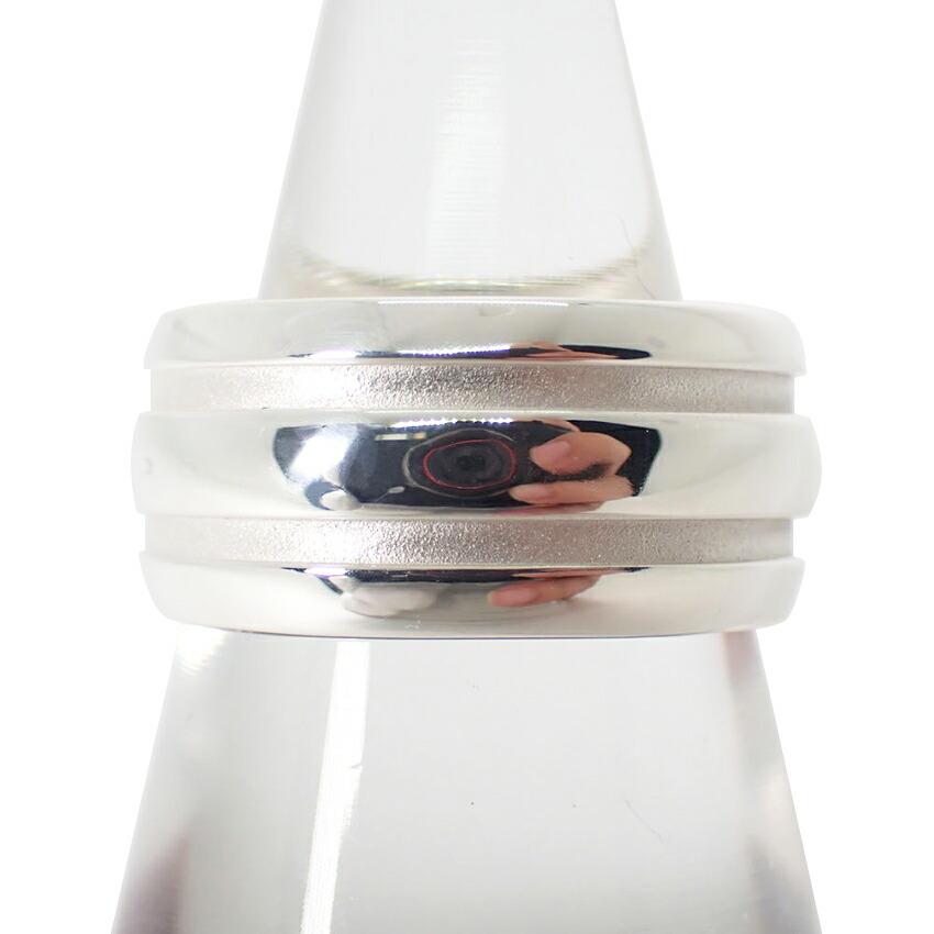 

[Pre-owned] TIFFANY 925 Double Line Ring / Size 12 / j20-10
