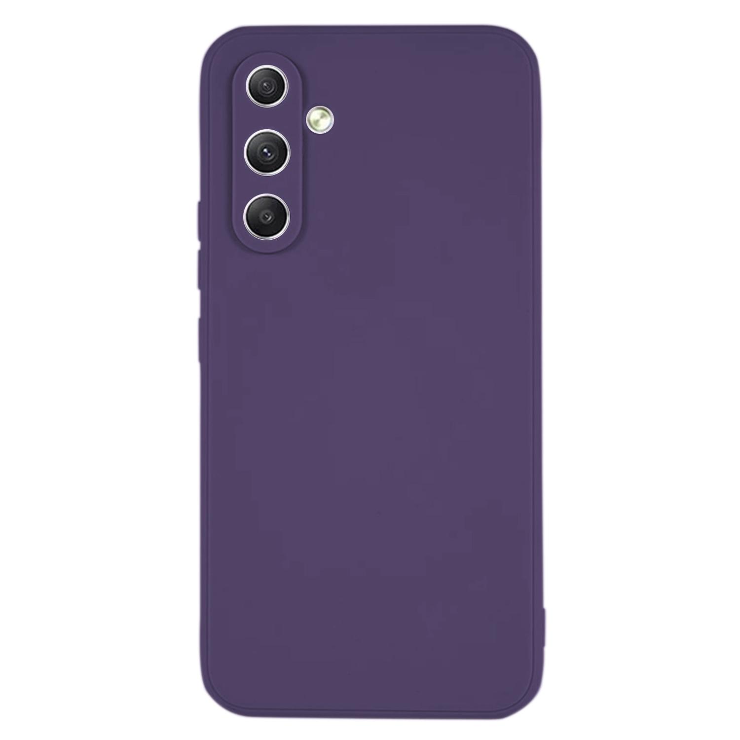 

KALEBOL KLB-TPU003 For Samsung Galaxy A34 5G Case Anti-Scratch Solid Color TPU Phone Cover E