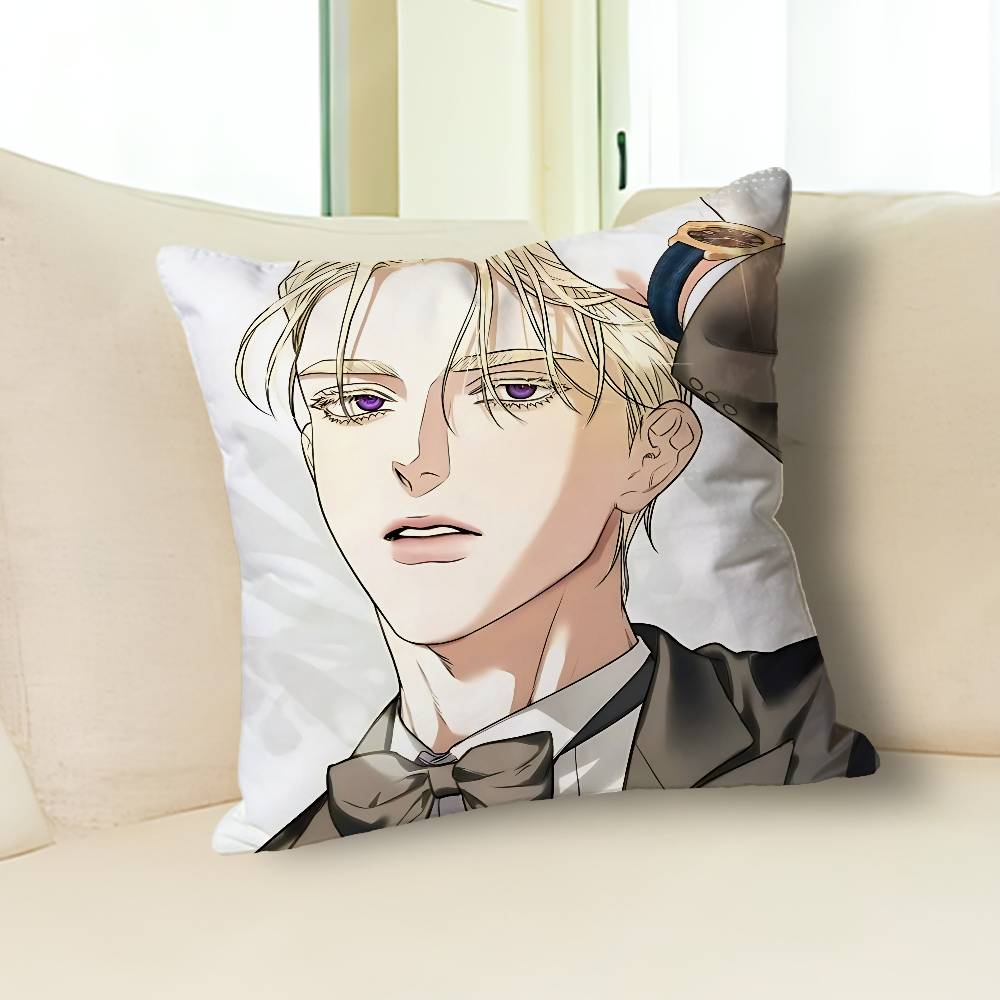 Webtoons Kiss Me If You Can Pillow Cases for Bedroom Living Room Sofa Home Decor Polyester Cushion Cover with Zipper