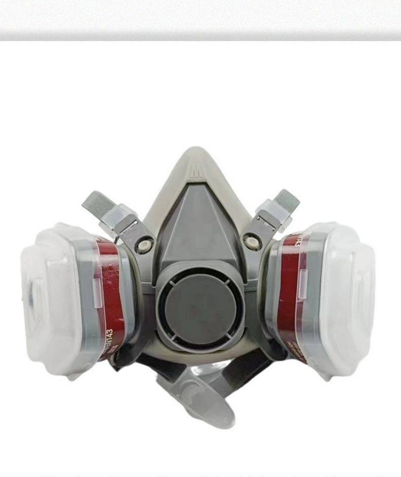 Puda 410 Anti-Gasmaske für Pestizide, Spritzlackierung und biochemische Industrien - Staubdicht und Schutz vor giftigen Gasen.