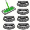 4Pcs Reusable Microfiber Mop Replacement Pads High Absorbency Cleaning Cloth Covers For Most Standard Mops