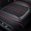 New Full-Wrapped Car Seat Cover Breathable Hole PU Car Front Seat Cushion Four Seasons Universal Anti Slip Auto Seat Protector
