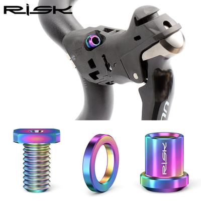 Shifter Clamp Titanium Alloy Complete Set Compatible with SRAM R8000 Force for Road Bikes Lightweight and Durable Woohoo