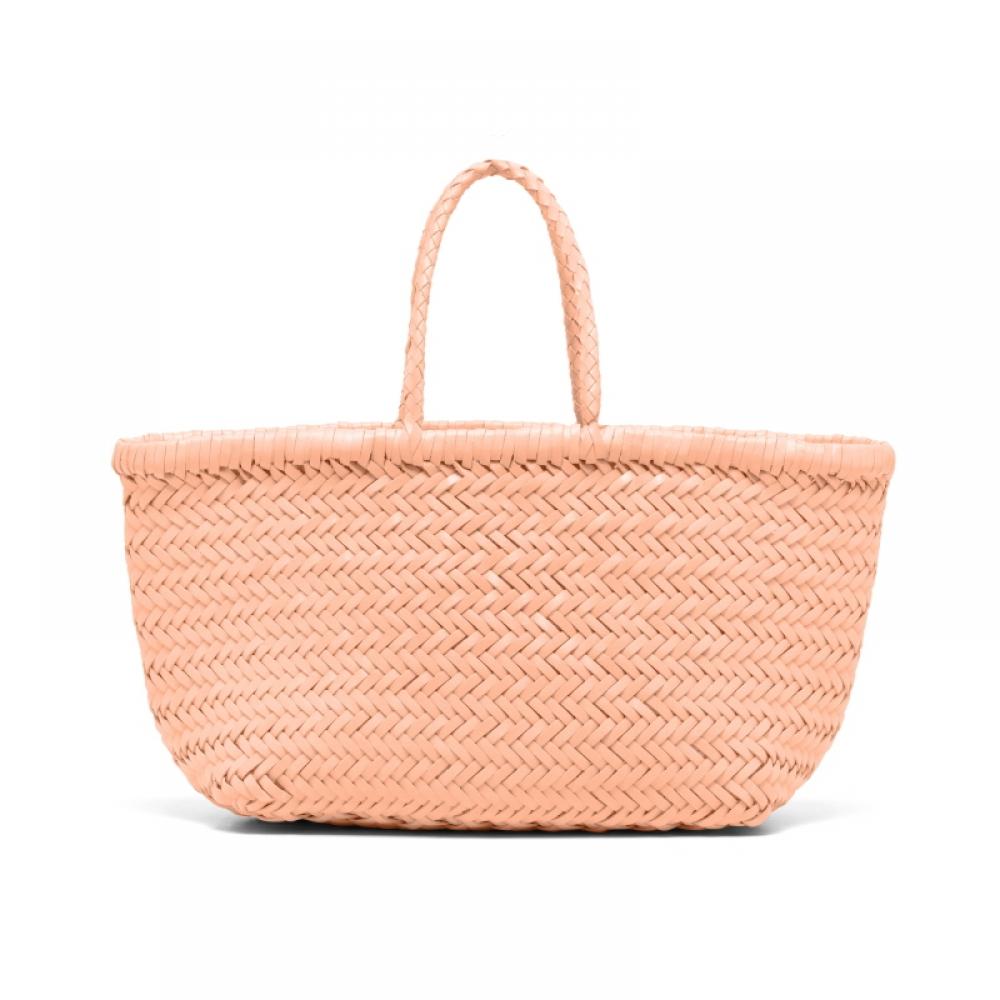 Dragon Diffusion 8811 Pastel Pink Bamboo Triple Jump Small Tote Bag