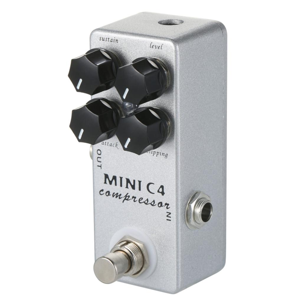 True Bypass C4 Compressor Bass Guitar Effect Pedal Overdrive 4 Modes Effector Guitar Effect Pedal Guitar Part Enduring