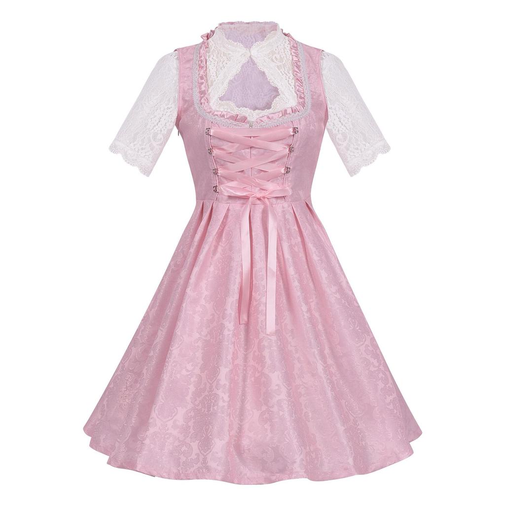 Bavarian Oktoberfest Women's Costume Set - Halloween Carnival Outfit