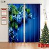 Christmas Ornament Drapes Christmas Tree Gifts Fireplace Livingroom Space Bedchamber Children Latest  Festival 3D Printing Drapes