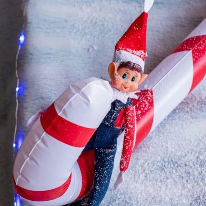 Weihnachts-Schelmenelf Elfenmädchen 30cm Plüsch, ideal zur Weihnachtsvorbereitung für Kinder und Erwachsene - Kleiner Elf WEIHNACHTSFIGUREN