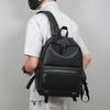 Premium PU Leather Backpack for Students - Large Capacity Trendy Laptop Bag for School & Travel