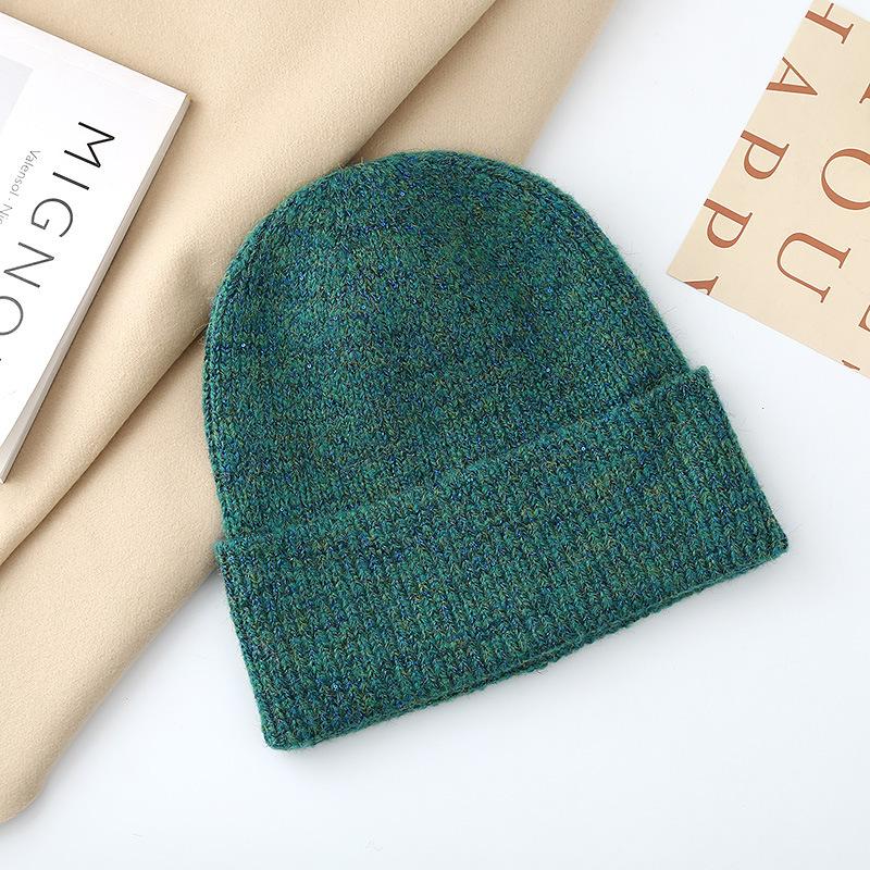 Warm hat women's autumn and winter fashion Symphony pullover, ear protector, wool hat, moisture and cold-proof knitted hat