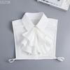 Girls Bowknots Lapel Shirt Detachable Collar Autumn Sweater Blouse Women Fake Collar Girls Removable Shirt Neck False Collar